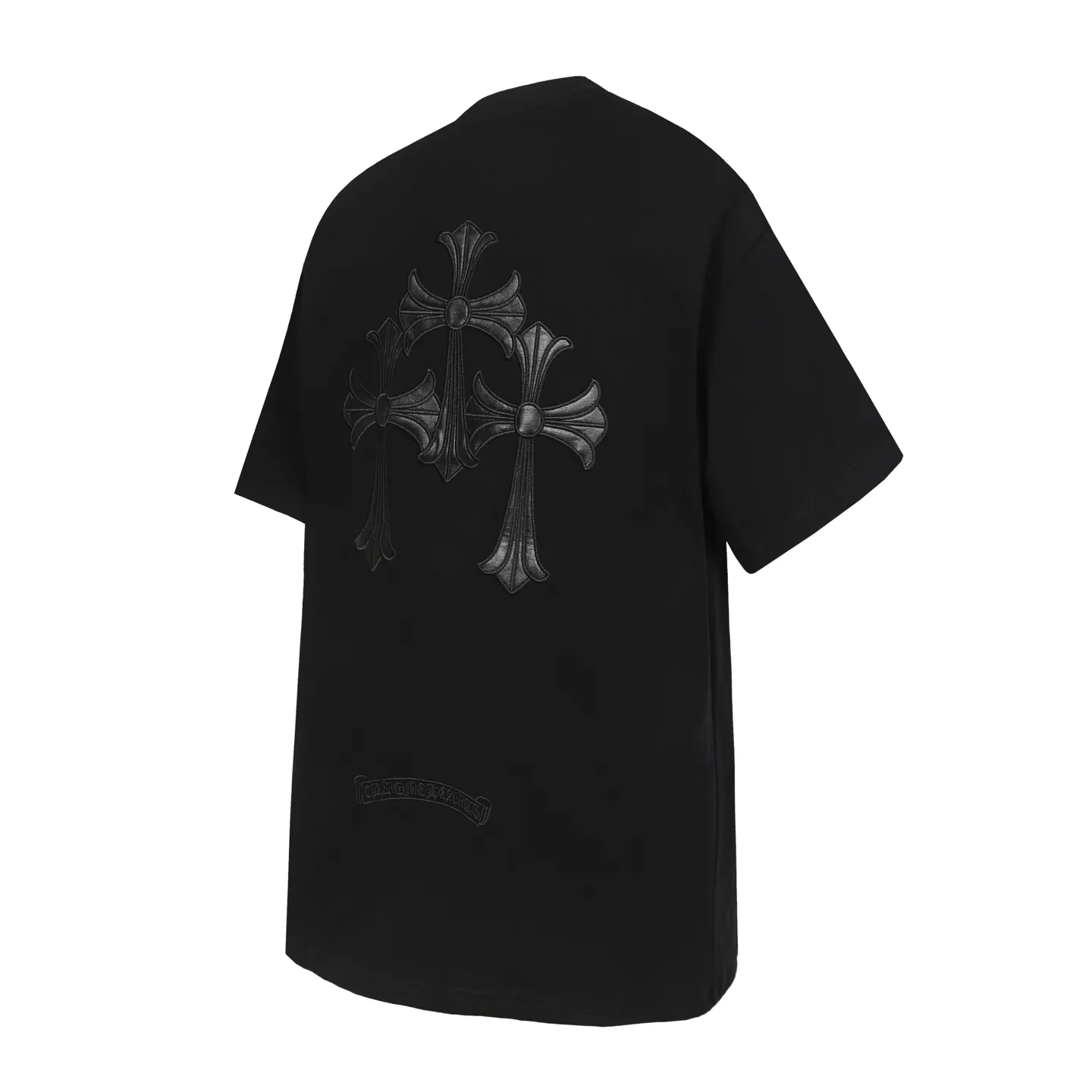 P170 Model 2210 280g heavy double yarn -Chrome Hearts/Chrome Heart Cross✝️Skin embroidered short-sleeved T-shirt -High weight, high density and high quality. The wool is soft, delicate and skin-friendly. It feels soft and silky. It has excellent warmth and skin-friendly properties. -Customized weaving and dyeing, no color difference. No matter the fabric or workmanship details, it beats the ordinary version on the market. -Colour: black white -Size: S M L XL